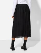 Gonna -  Pieghe - nero