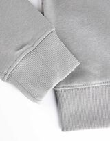 Mikina - skr&aacute;ten&yacute; - svetloseda