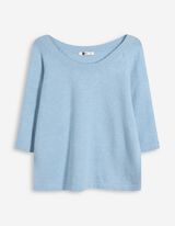 Pullover - Feinstrick - hellblau