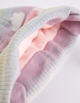 Bobble hat - Fleece lining - roze