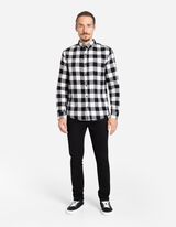 Férfi ing - Mellzsebes - fekete