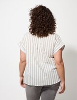 Hemdbluse - Hemdkragen - weiß