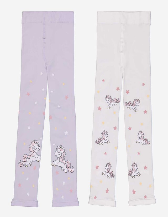 Mädchen Leggings - 2er-Pack  