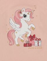 Set camicia e gonna - Stampa glitterata - rosa