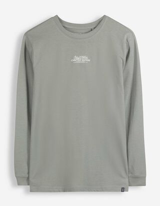 Langarmshirt - Oversized Fit - Hellgr&uuml;n