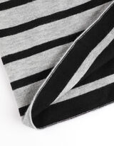 Sciarpa ad anello - Righe - grigio