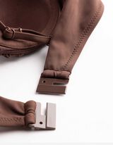 Bikinitop - Verstellbare Tr&auml;ger - braun