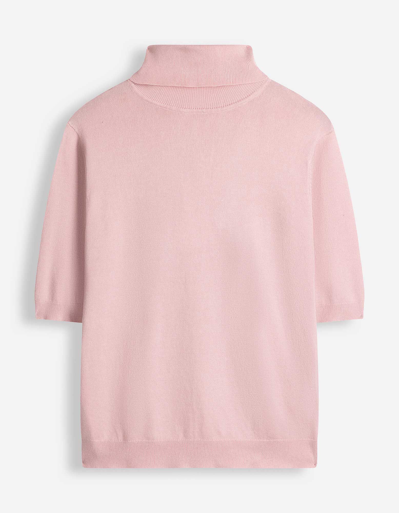 Pullover - Rollkragen - Rosa