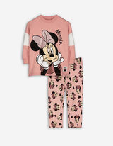 Melegítőfelsőből és leggingből álló szett - Minnie egér - rozsaszin