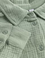 Bluse - einfarbig - t&uuml;rkis