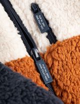 Tepláková bunda - Plyšový flauš - hneda