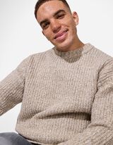 Pullover - Strick - beige