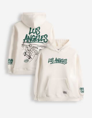 Hoodie - Oversized Fit - Off-White