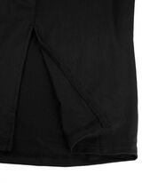 Midi haljina - Lažni preklop - crna