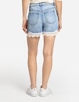 Short - Met kant - lichtblauw