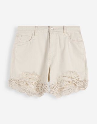 Shorts - Regular Fit - wei&szlig;
