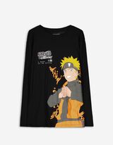 Hosszú ujjú felső - Naruto - fekete