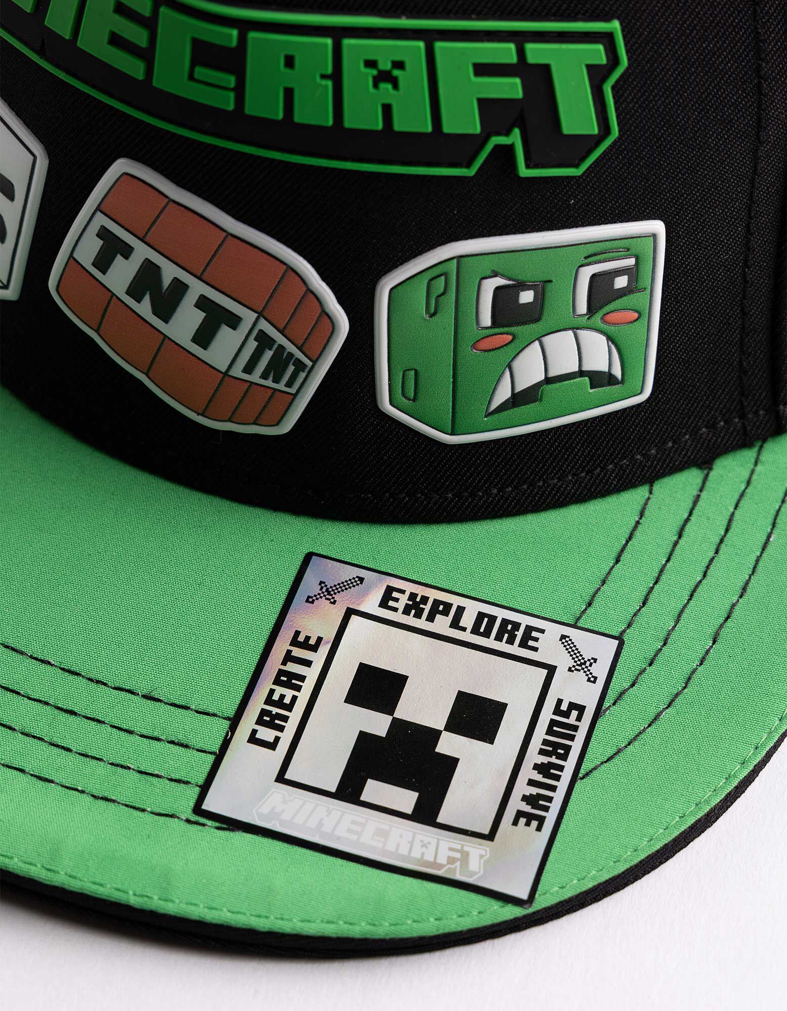 Basecap - Minecraft - Schwarz