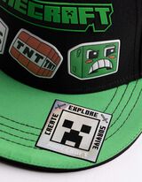Basecap - Minecraft - Schwarz