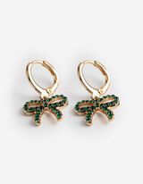 Náušnice - 9 ks v balení - zlata