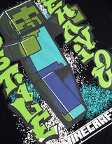 Mar&scaron;kinėliai ilgomis rankovėmis - Minecraft - juodas