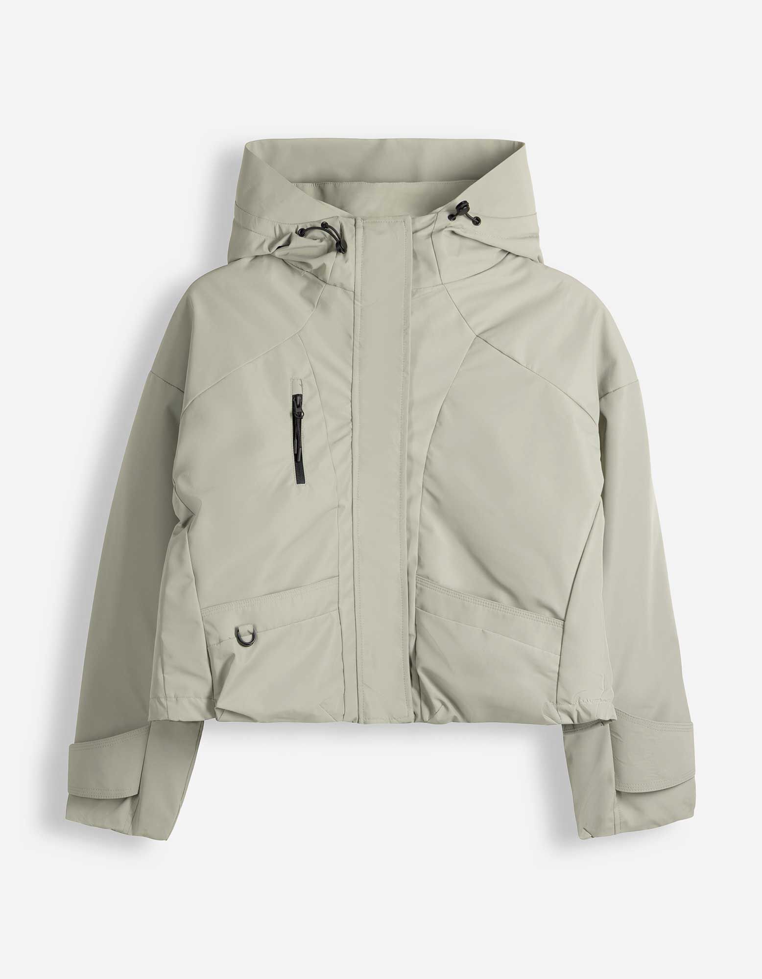 Outdoorjacke - Windabweisend - Khaki