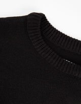 Strickpullover - Christmas - schwarz