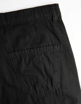 Kelnės su kišenėmis - Platūs - juodas