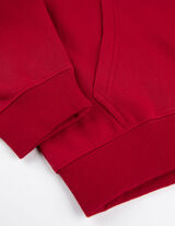 Cipzáros melegítőfelső - Relax Fit - piros