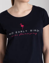 Maglia pigiama - Stampa - blu scuro