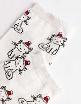 Socken - gemustert - Off-White