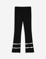 Pantaloni evazați - evazat Fit - Negru