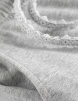 Nadrág - Csipkerátéttel - vilagos szurke