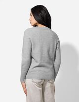 Vesta - Našiveni džepovi - siva