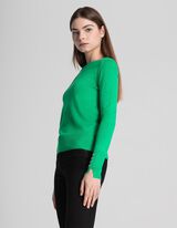 Džemper - Me&scaron;avina viskoze - zeleno