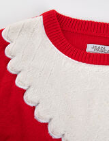 Pullover en tricot - Le jour de Noël - Rouge