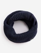 Loop-Schal - Fleecefutter - Dunkelblau