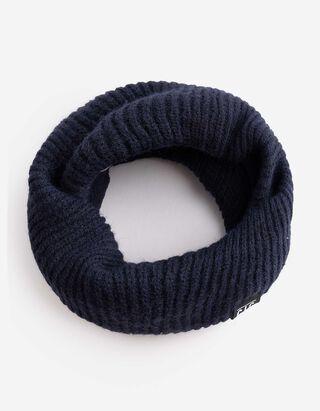 Loop-Schal - Fleecefutter - Dunkelblau