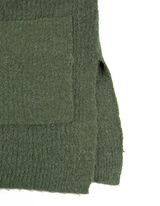 Kardigan - Rukavi sa fiksnim manžetnama - tamno-zelena