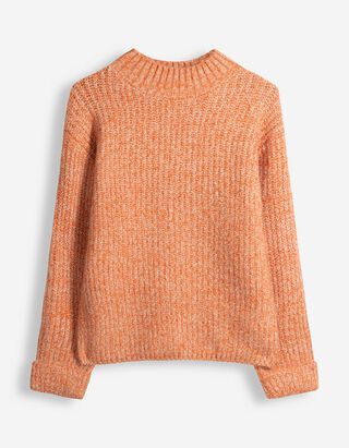 Pullover - &Auml;rmel mit fixiertem Aufschlag - Orange