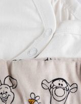 Bodist ja l&uuml;hikestest p&uuml;kstest koosnev komplekt - Karupoeg Puhh - valge