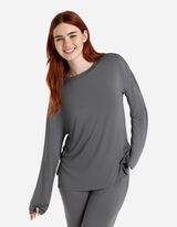 Gornji dio pidžame - LENZING™ ECOVERO™ - siva