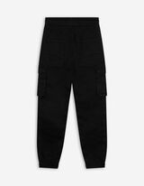 Pantalon cargo - Teneur en stretch - Noir