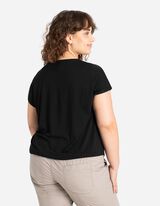 Shirt - Koord - zwart