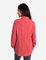 Hemdbluse - Umstandsmode - rot