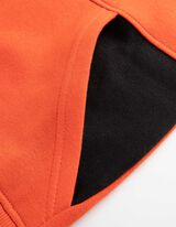 Kapucnis felső - Kenguruzseb - narancs