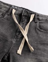 Short - D&eacute;tail nou&eacute; - Gris