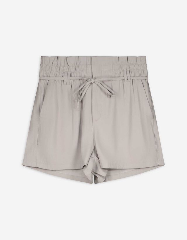 Short - Hoge taille - beige
