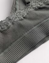 Bustier - B&uuml;gellos - dunkelgr&uuml;n