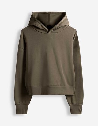 Hoodie - Effen - donkergroen